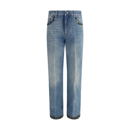 Valentino Jeans mit Blumendetails