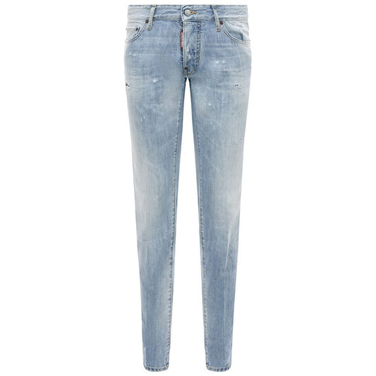 Dsquared² Hellblaue Baumwolle Herren Jeans