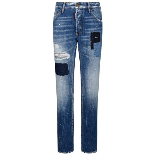 Dsquared² Blaue Baumwolljeans &amp
