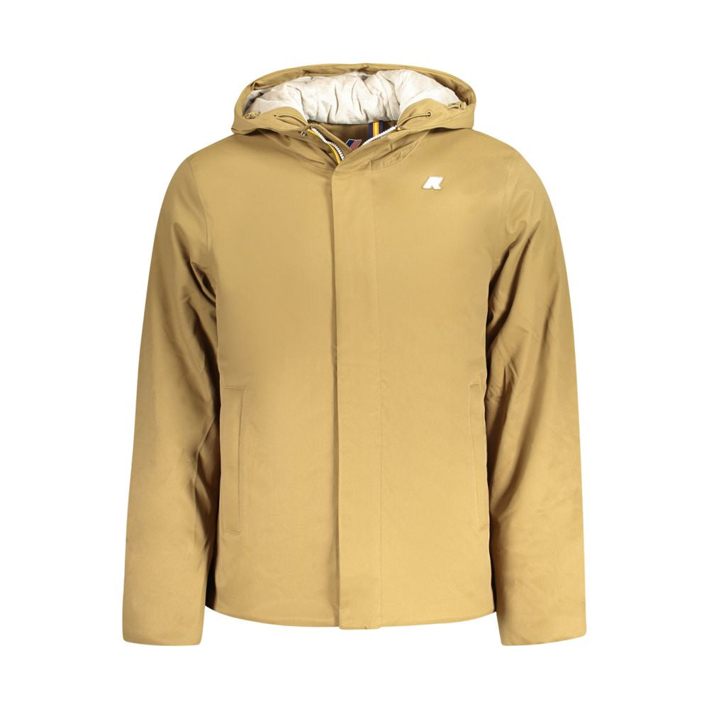 K-WAY Braune Polyester Herrenjacke
