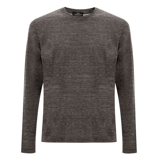 Corneliani T-Shirt aus grauer Wolle