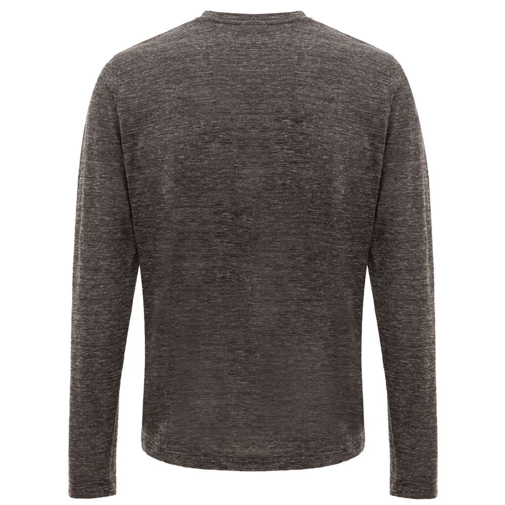 Corneliani T-Shirt aus grauer Wolle