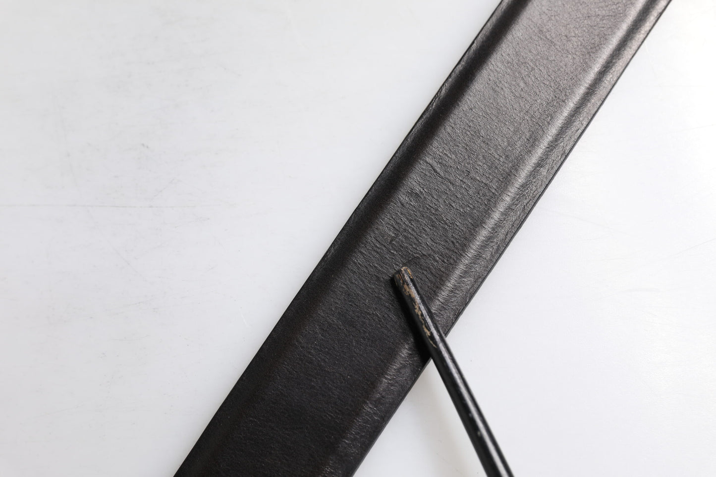 Dolce & Gabbana Schwarzer Leder Metallschnalle Klassischer Gürtel