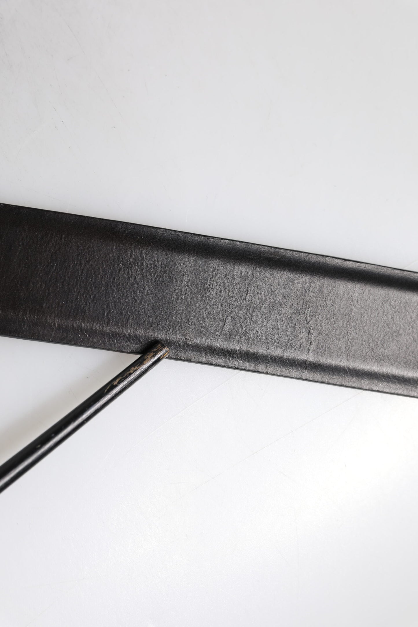 Dolce & Gabbana Schwarzer Leder Metallschnalle Klassischer Gürtel