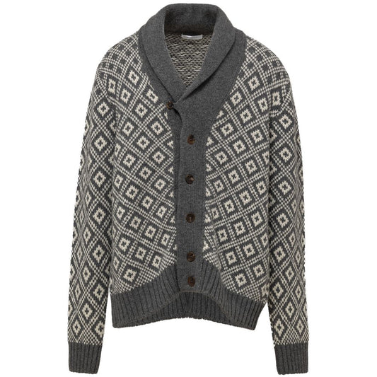 Cruciani Bicolor Kaschmir-Strickjacke