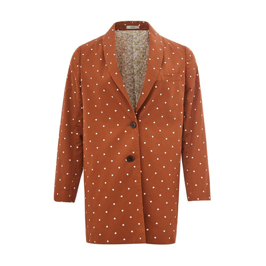 Lardini Schicke braune Baumwolljacke für die moderne Frau