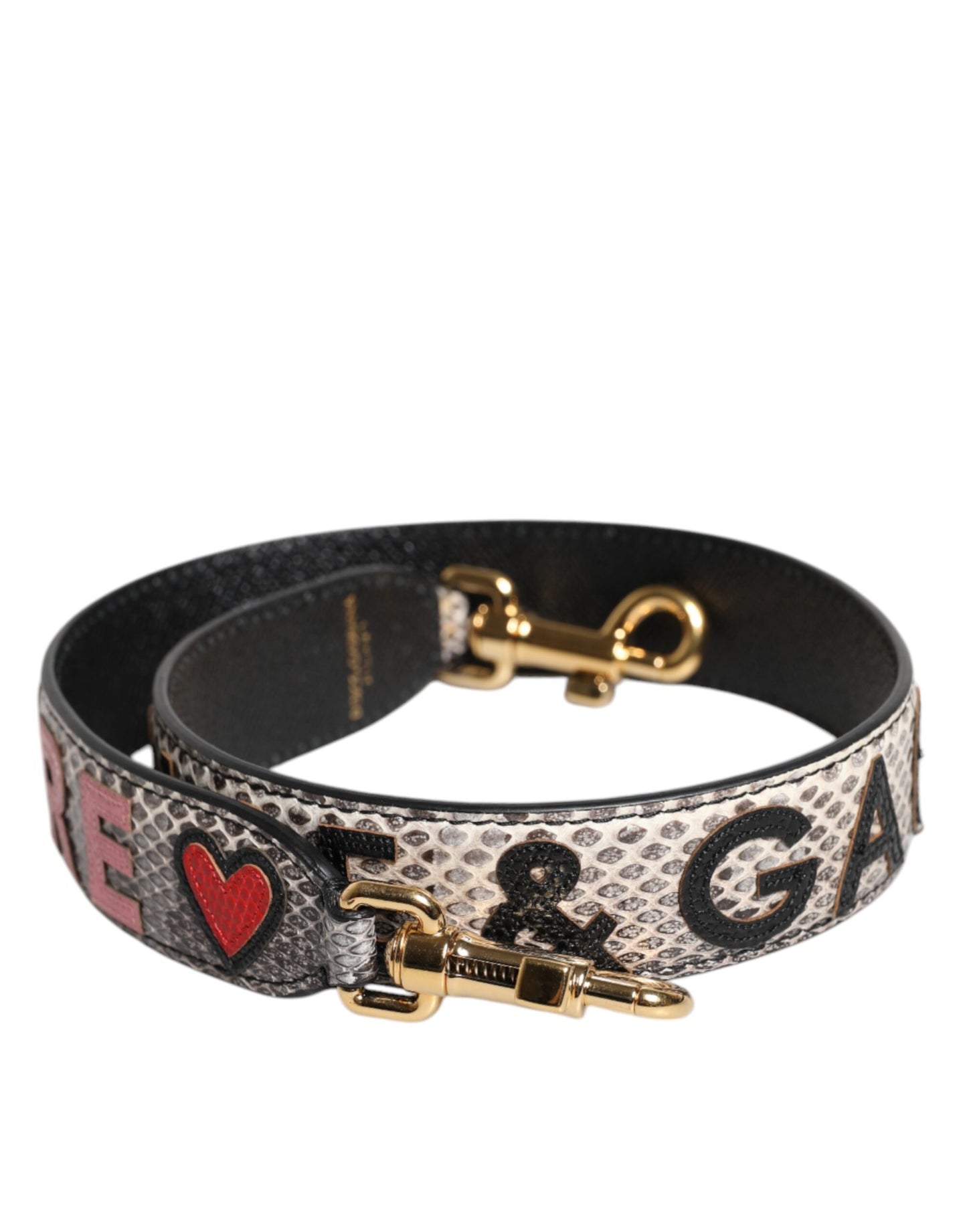 Dolce & Gabbana Multicolor DG AMORE Patch Tasche Schulterriemen