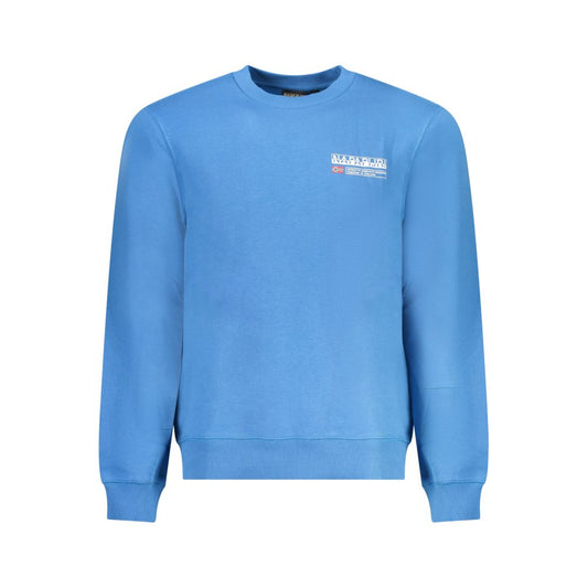 Napapijri Hellblauer Baumwollpullover für Männer