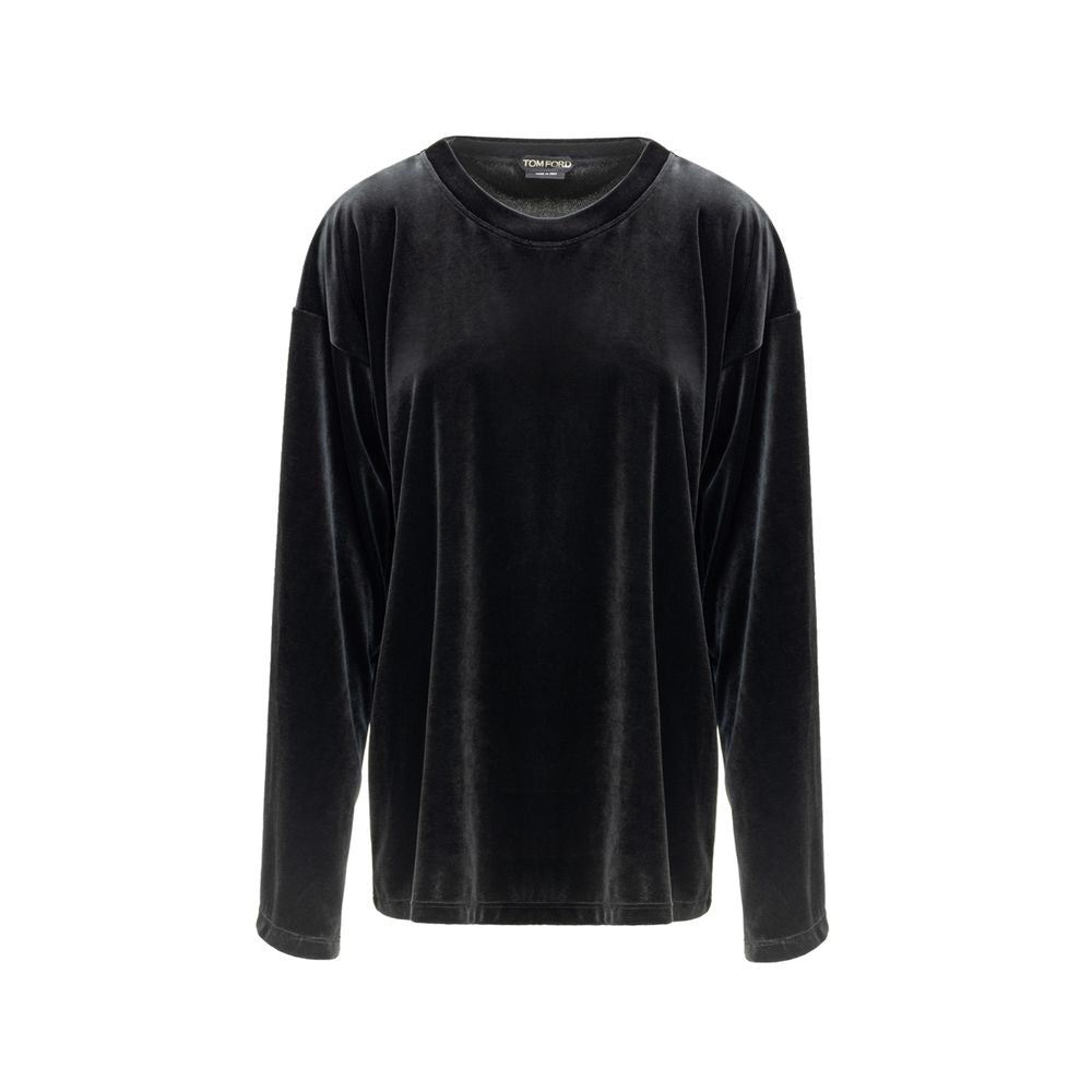 Tom Ford Schwarzer Synthetik-Sweatshirt