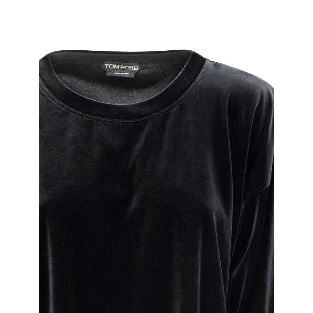 Tom Ford Schwarzer Synthetik-Sweatshirt