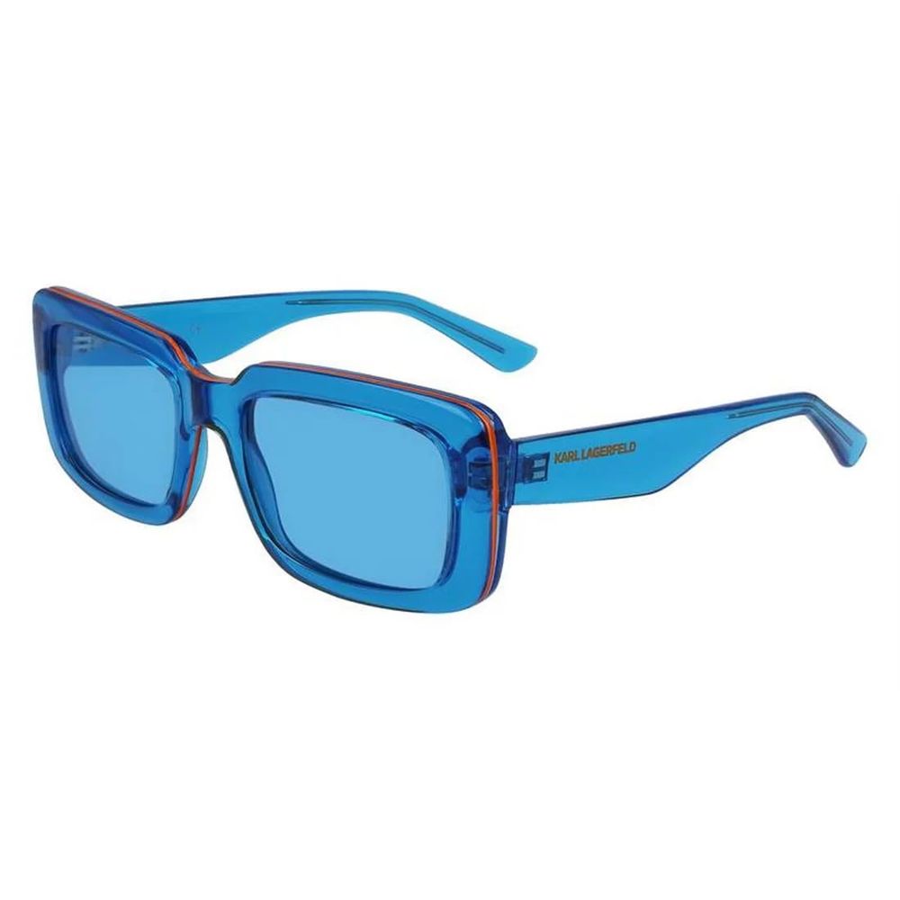 Karl Lagerfeld Blaue Injektionssonnenbrille