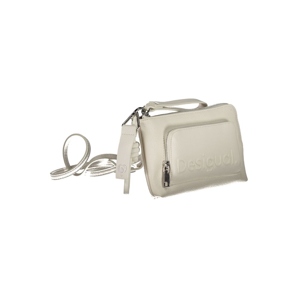 Desigual Handtasche aus weißem Polyethylen