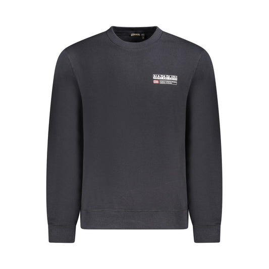 Napapijri Schwarzer Baumwollpullover für Männer