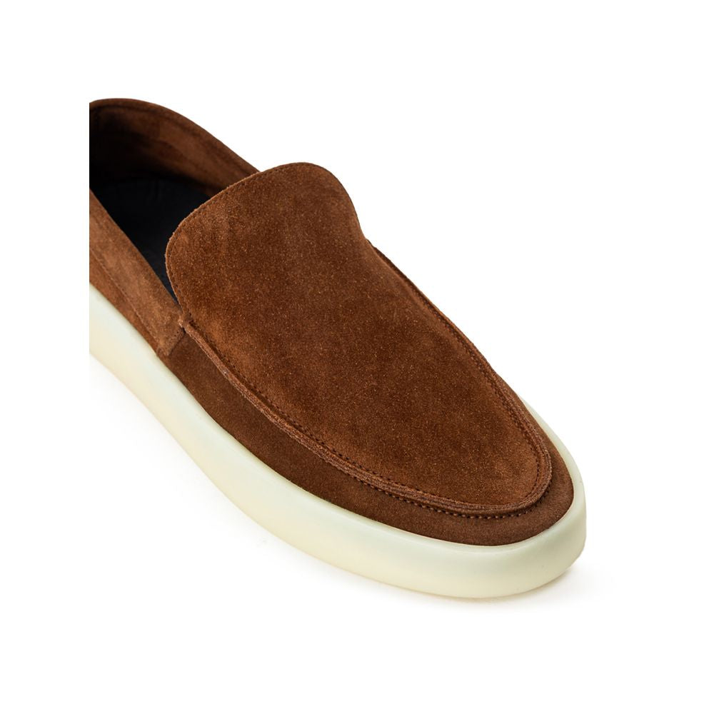 Fear Of God Brauner Leder-Slipper