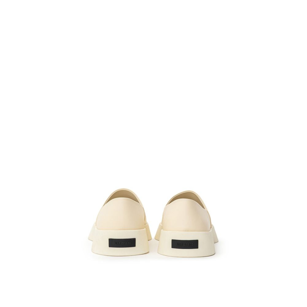 Fear Of God Beige Leder Slipper