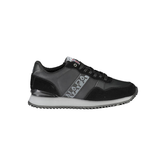 Napapijri Elegante schwarze Spitzen-Sneakers mit Kontrast