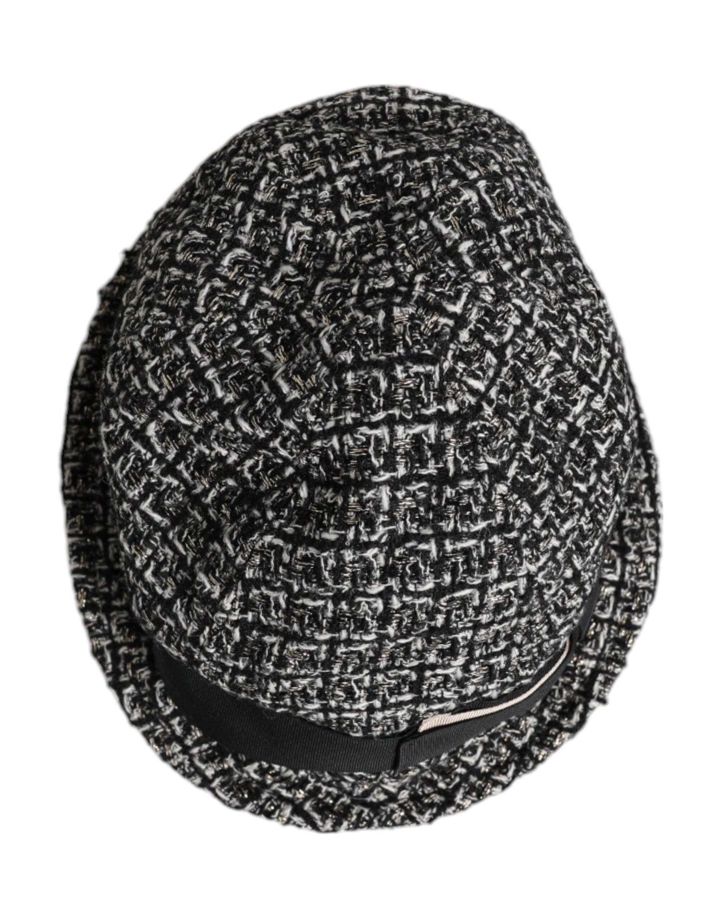 Dolce & Gabbana Schwarzer Eimerhut aus Baumwollmischung