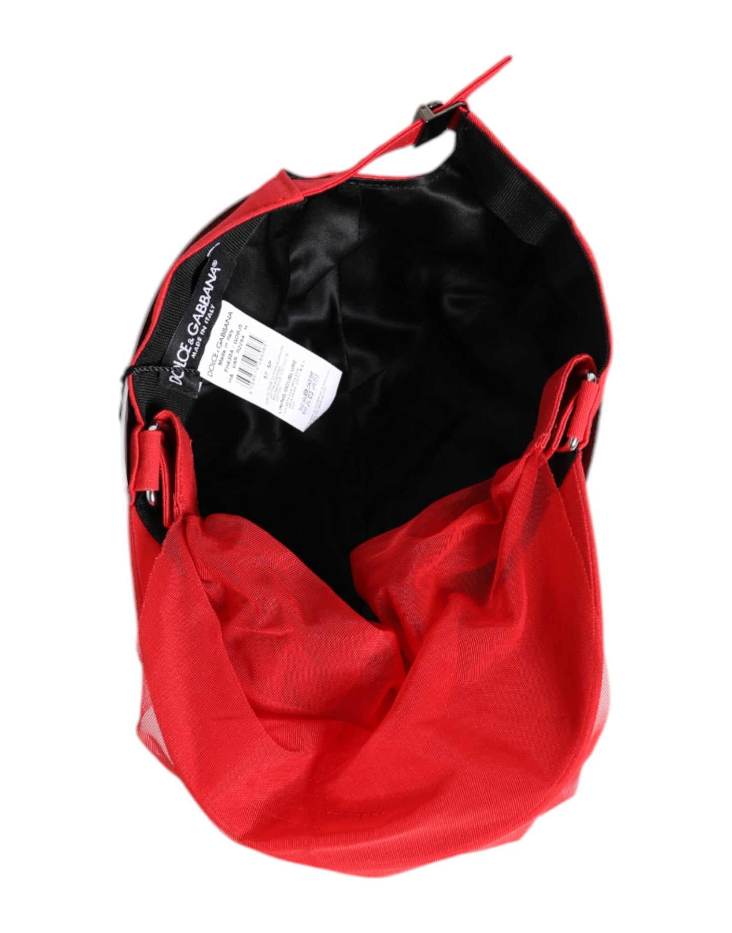 Dolce & Gabbana Rote Baumwolle 6 Panels Frauen Baseballmütze