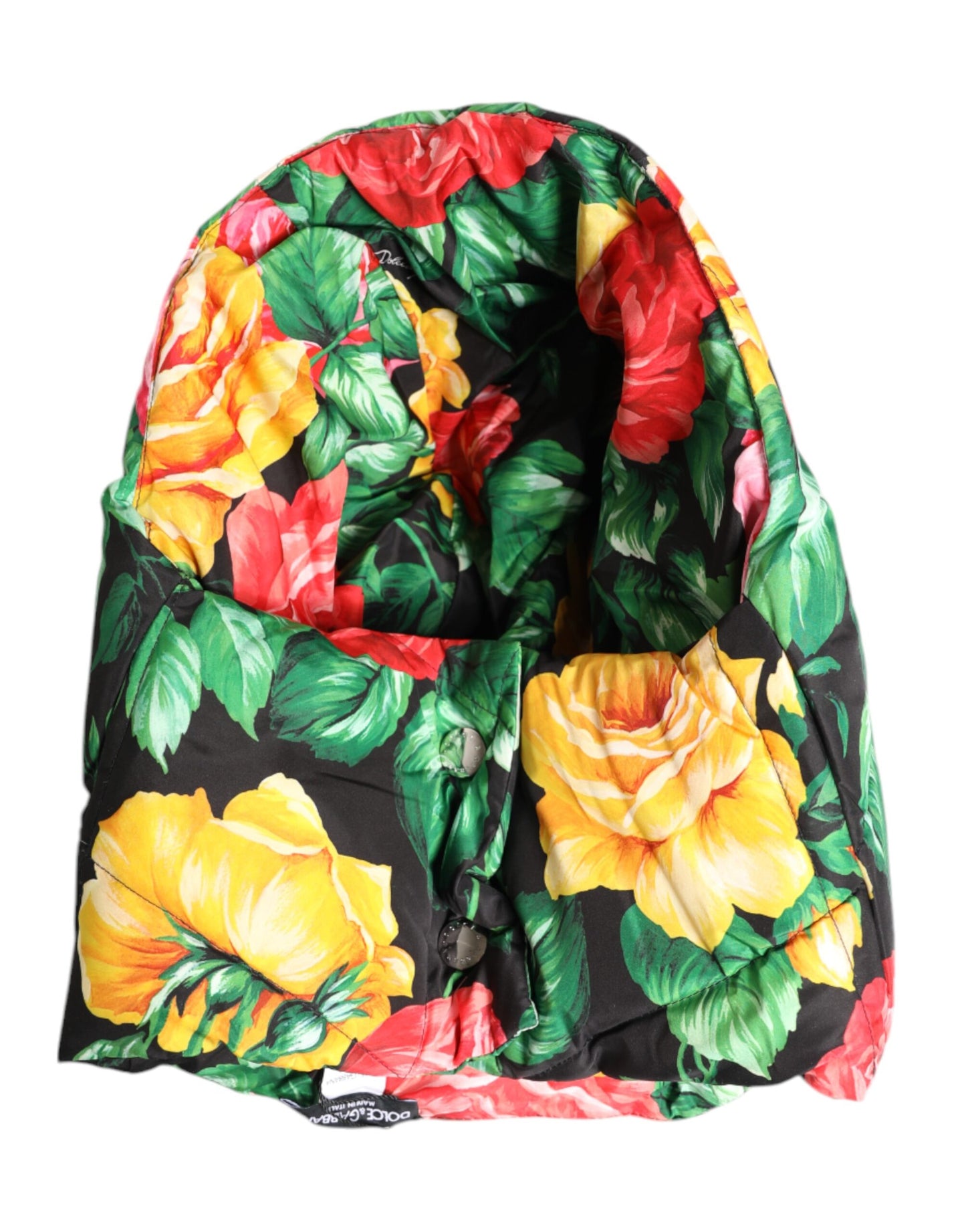 Dolce & Gabbana Multicolor Floral Print Ganze Kopf wickeln Hut