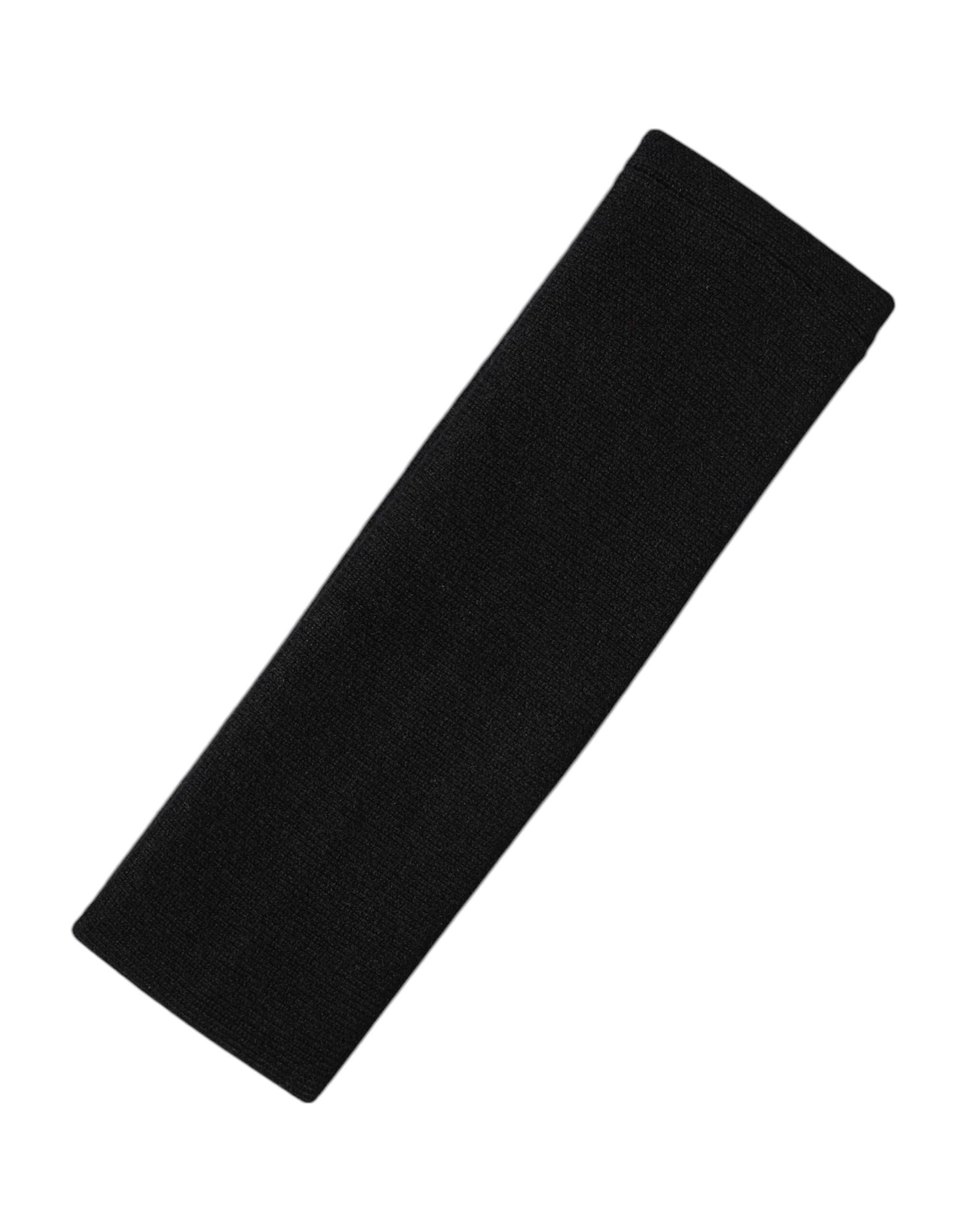 Dolce & Gabbana Schwarzer Kaschmir gestrickt Frauen Stirnband Hut