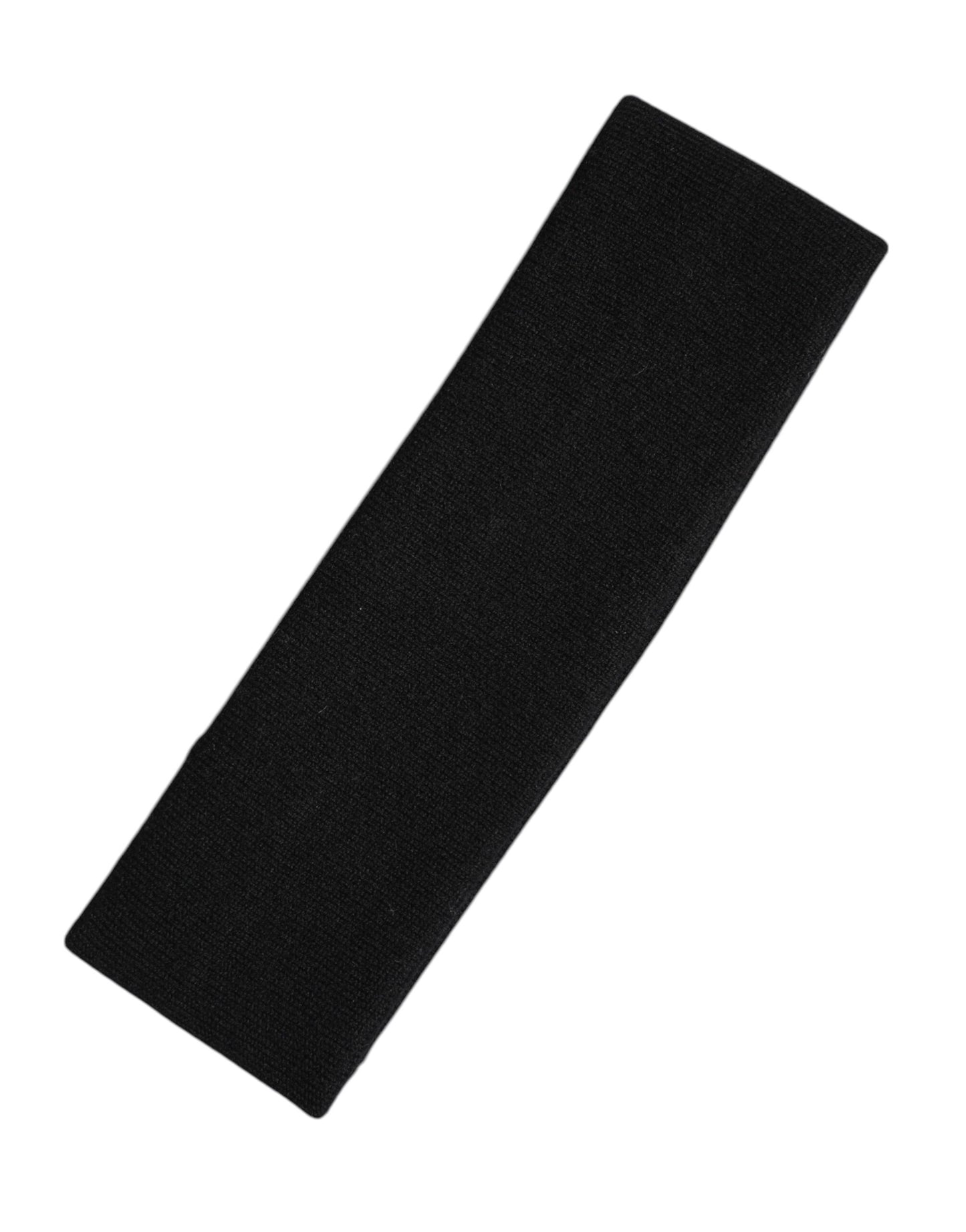 Dolce & Gabbana Schwarzer Kaschmir gestrickt Frauen Stirnband Hut