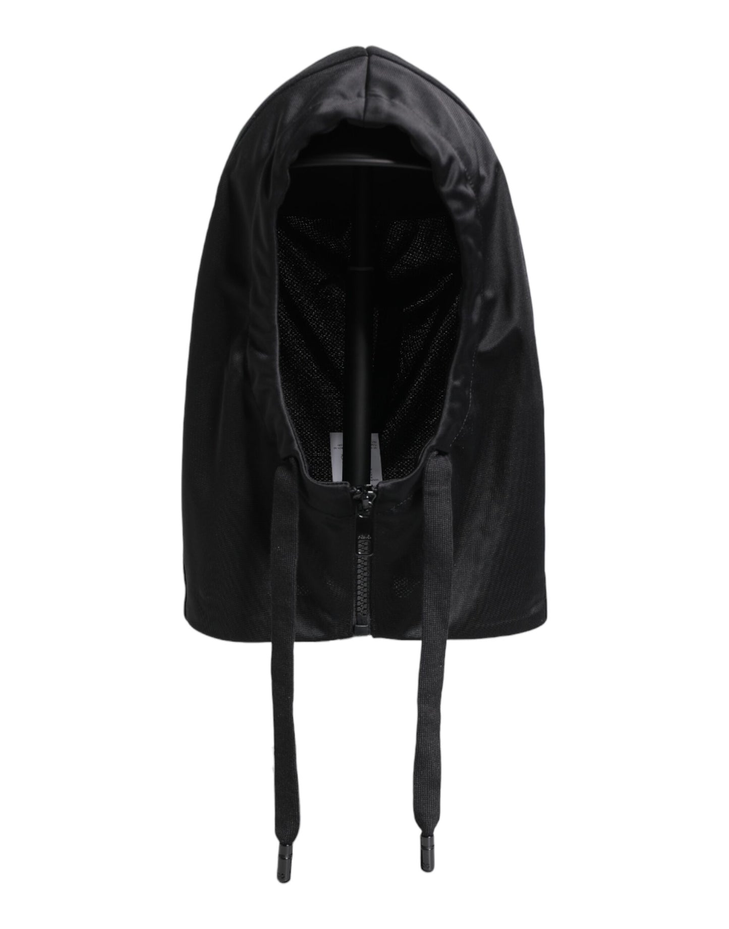 Dolce & Gabbana Schwarzer Polyester-Ganzkopf-Wickelhut