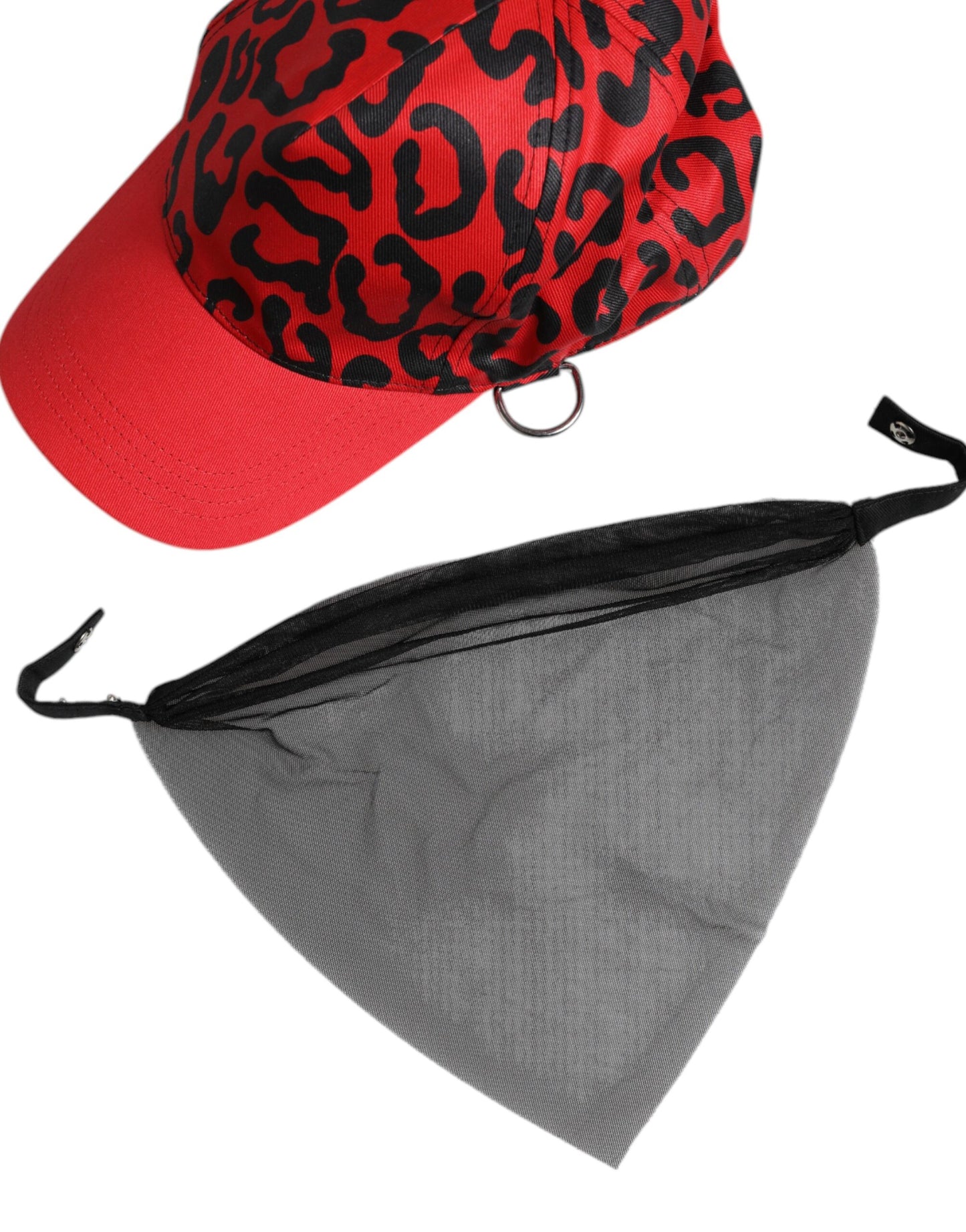 Dolce & Gabbana Rote Baumwolle 6 Panels Frauen Baseballmütze