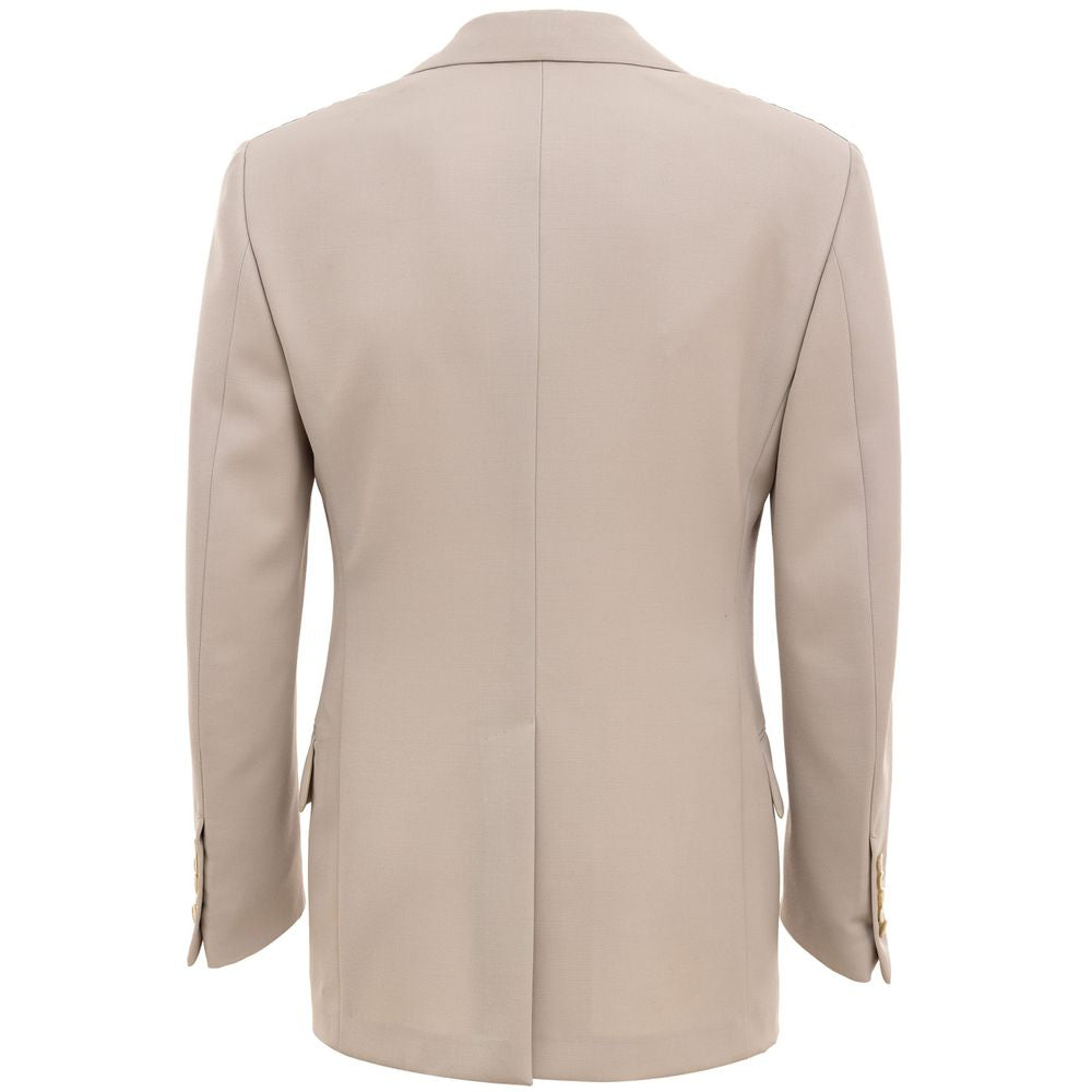 Tom Ford Beigefarbener Wollblazer