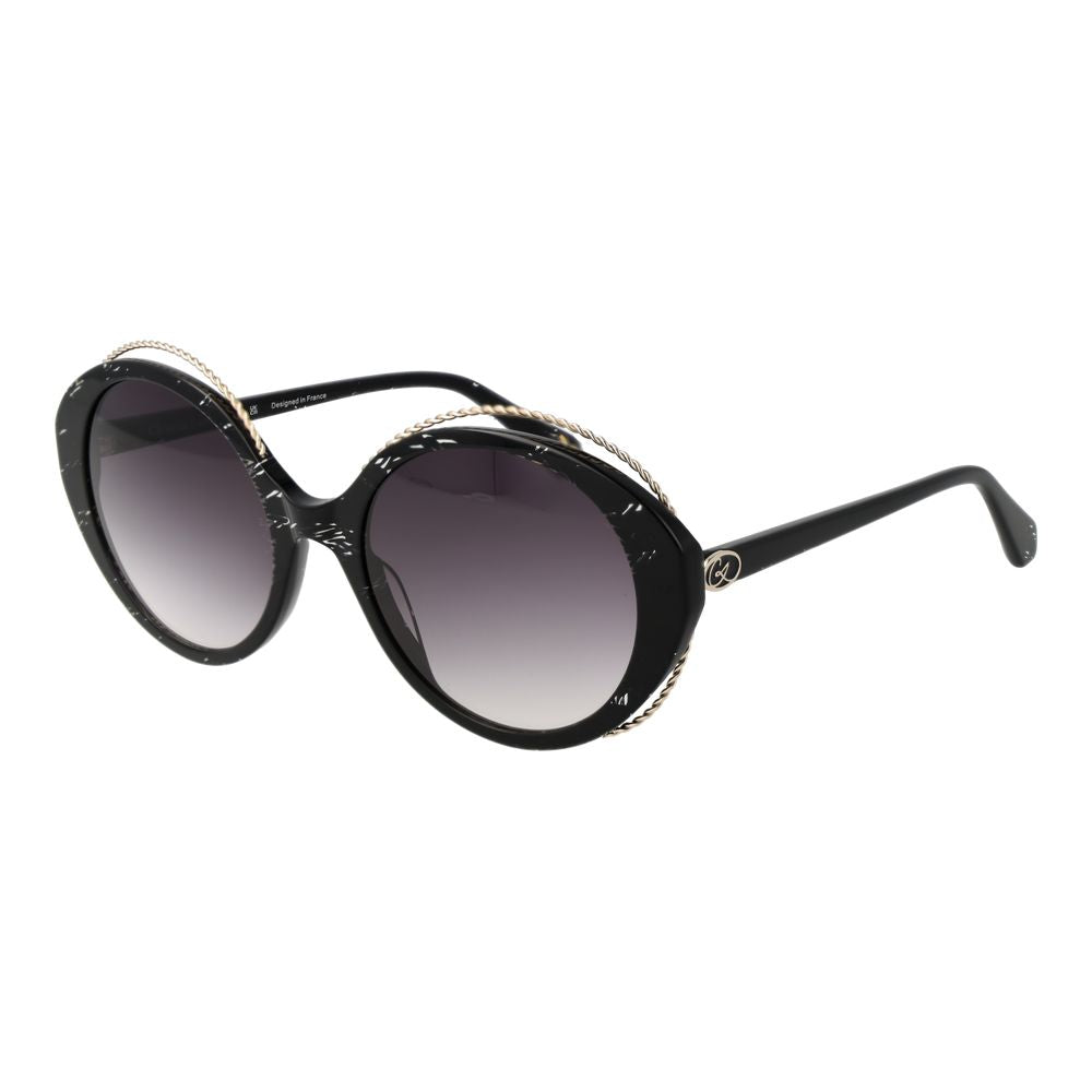 Christian Lacroix Schwarze Frauen Sonnenbrille
