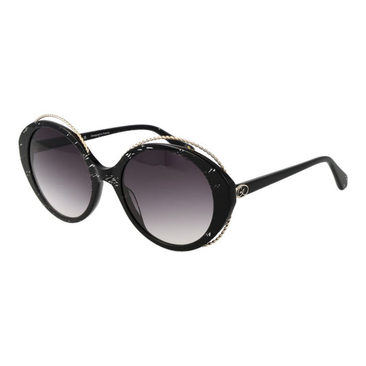 Christian Lacroix Schwarze Frauen Sonnenbrille