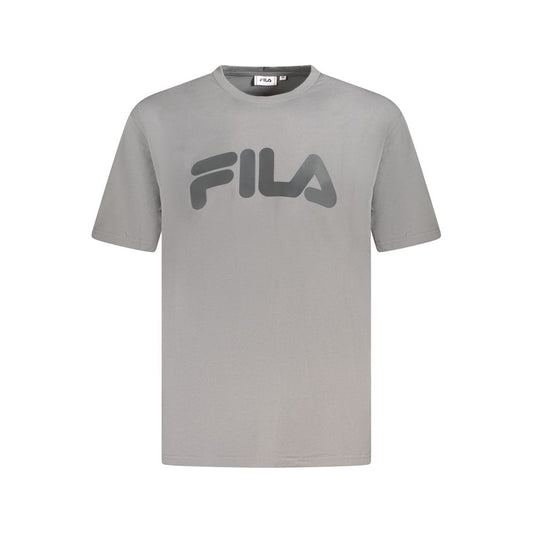 Fila Graues Baumwolle Männer T-Shirt