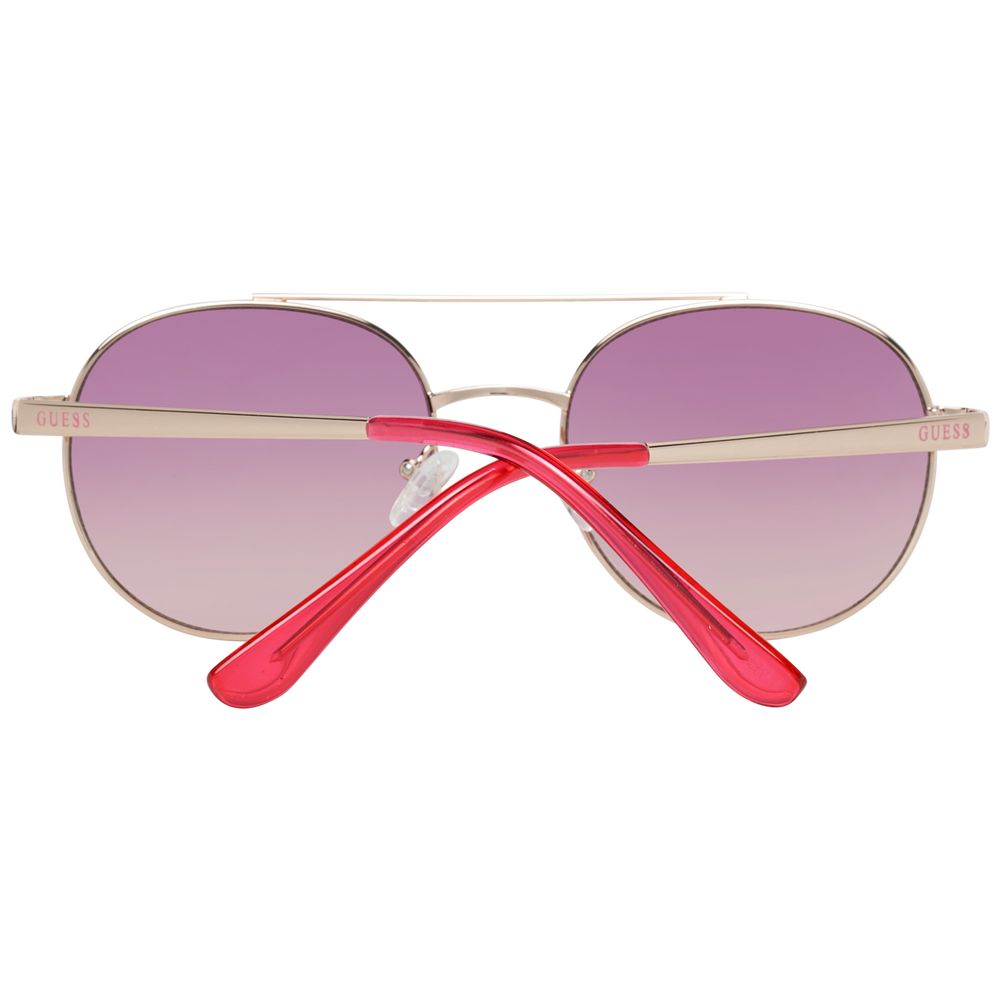 Guess Rosa Metall-Sonnenbrille