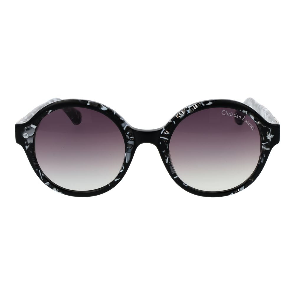 Christian Lacroix Schwarze Frauen Sonnenbrille