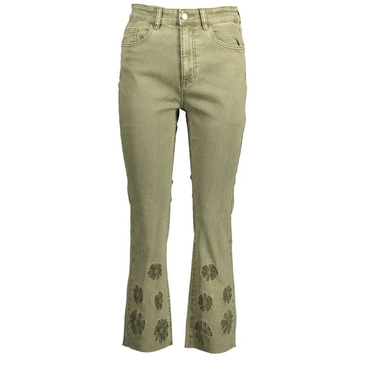 Desigual Grüne Baumwolle Frauen Jeans