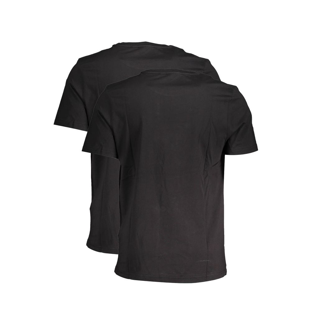 Fila Schwarz Baumwolle Männer TShirt