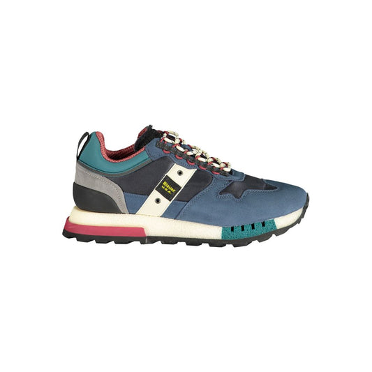 Blauer Blaue Polyethylen Herren Sneaker