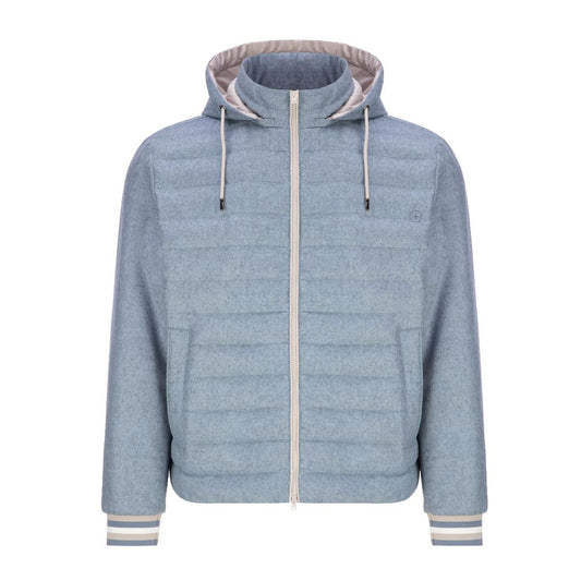 Herno Blaue Seidenjacke