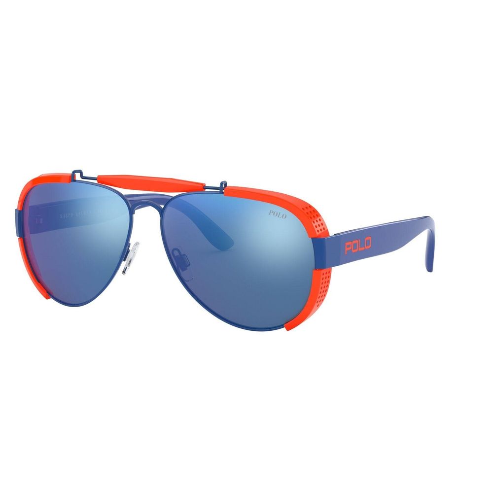 Polo Ralph Lauren Blaue Kunstharz-Sonnenbrille