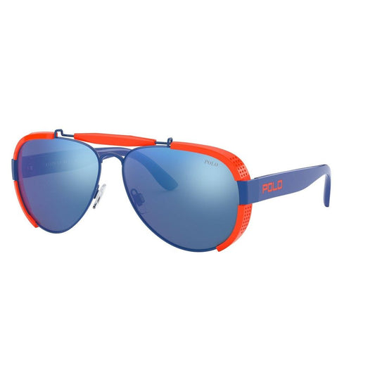 Polo Ralph Lauren Blaue Kunstharz-Sonnenbrille