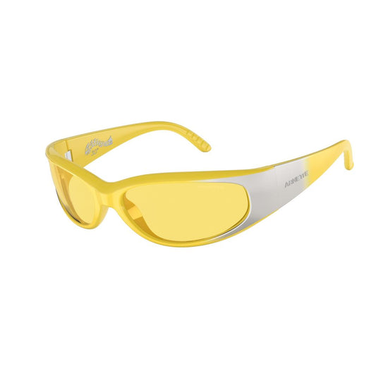 Arnette Gelbe Kunstharz-Sonnenbrille