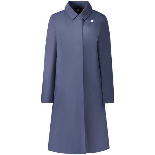 K-WAY Blauer Polyester Damenmantel