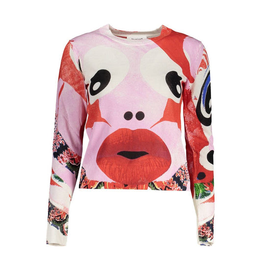 Desigual Rosa Viskose Damen Pullover