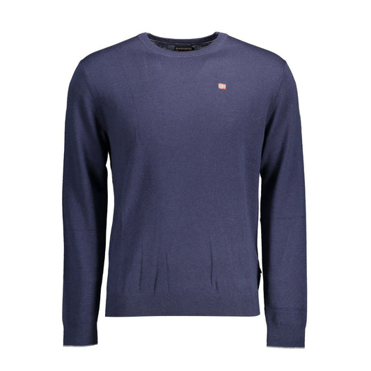 Napapijri Blauer Pullover aus Wolle für Männer