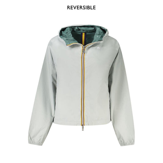 K-WAY Graue Nylon Frauen Jacke