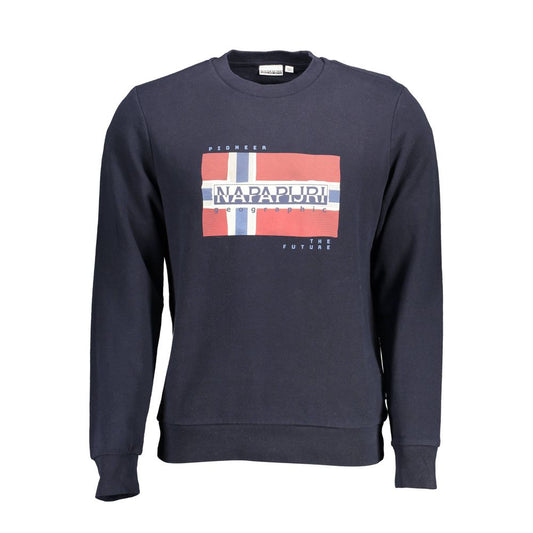 Napapijri Blauer Baumwollpullover für Männer