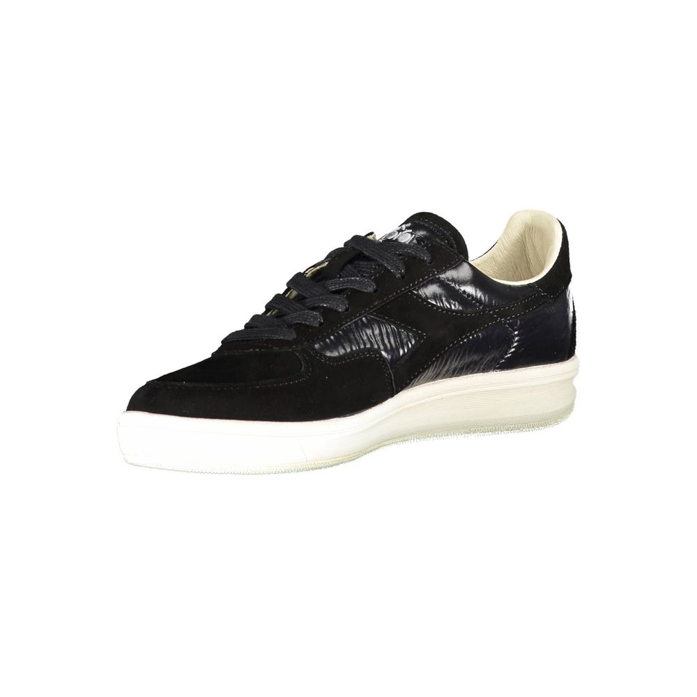 Diadora Schwarzes Leder Damen Sneaker