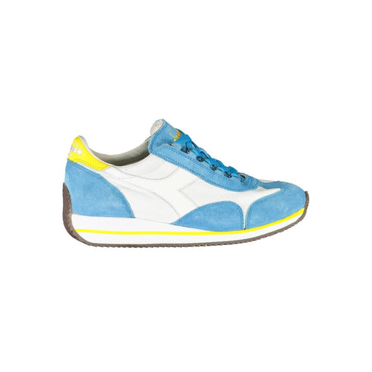 Diadora Hellblaue Leder Damen Sneaker