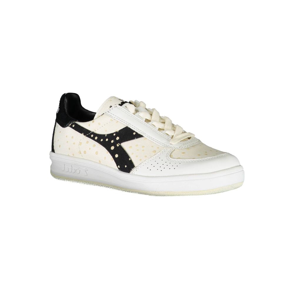 Diadora Weißes Leder Damen Sneaker