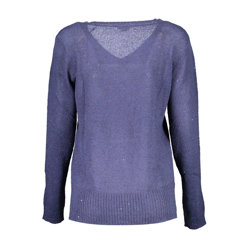 U.S. POLO ASSN. Blauer Pullover für Frauen aus Acryl