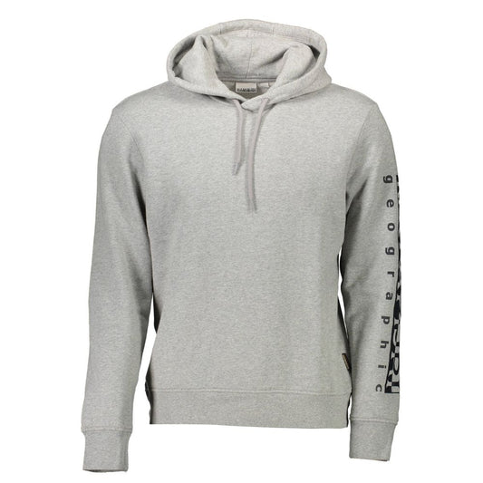 Napapijri Grauer Baumwollpullover für Männer